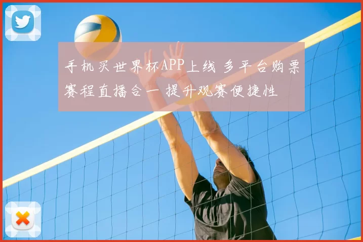 手机买世界杯APP上线 多平台购票赛程直播合一 提升观赛便捷性